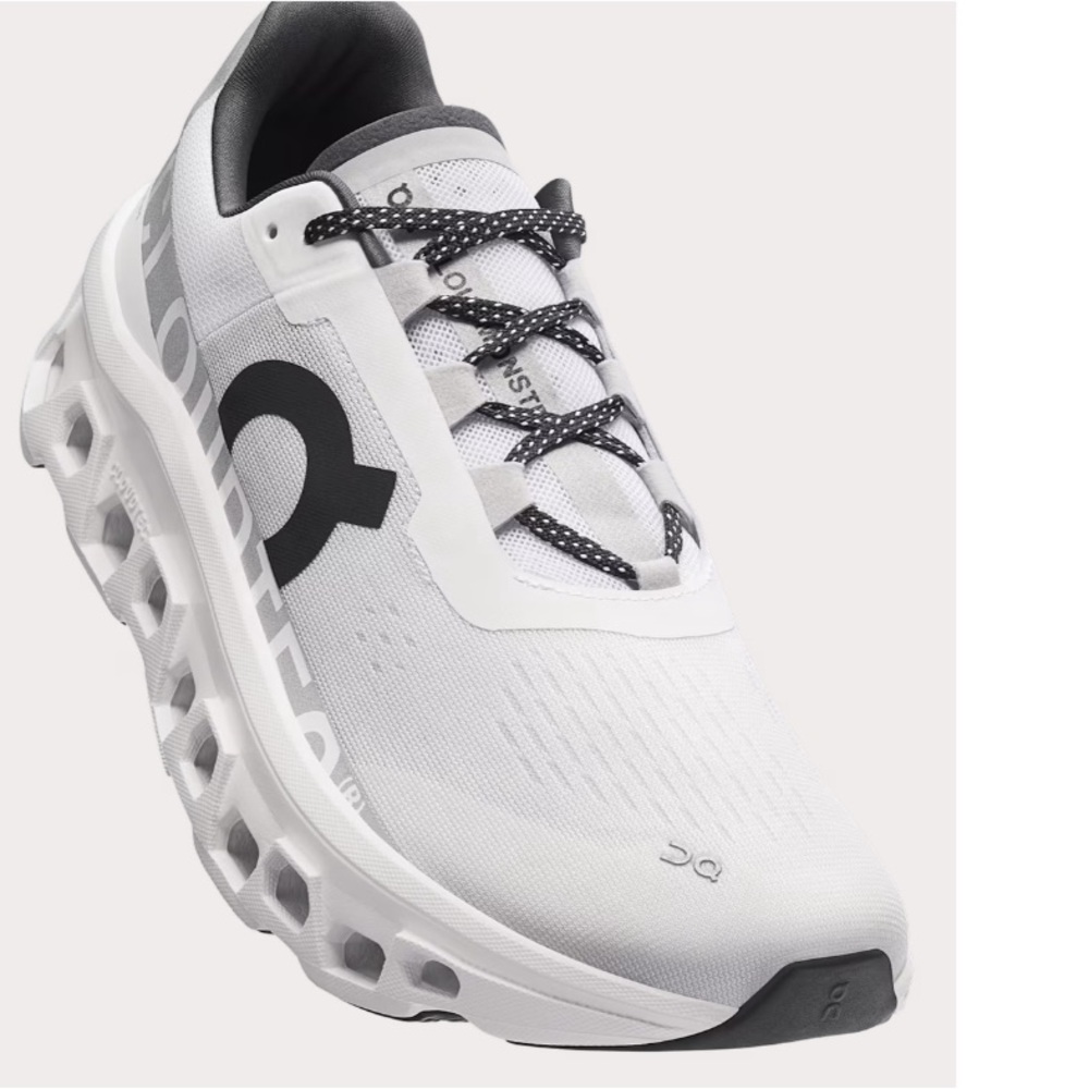 ON Cloud-monster all white womens size 10.5 pre owned and authentic - Picture 2 of 16